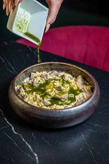 Falso risotto con setas